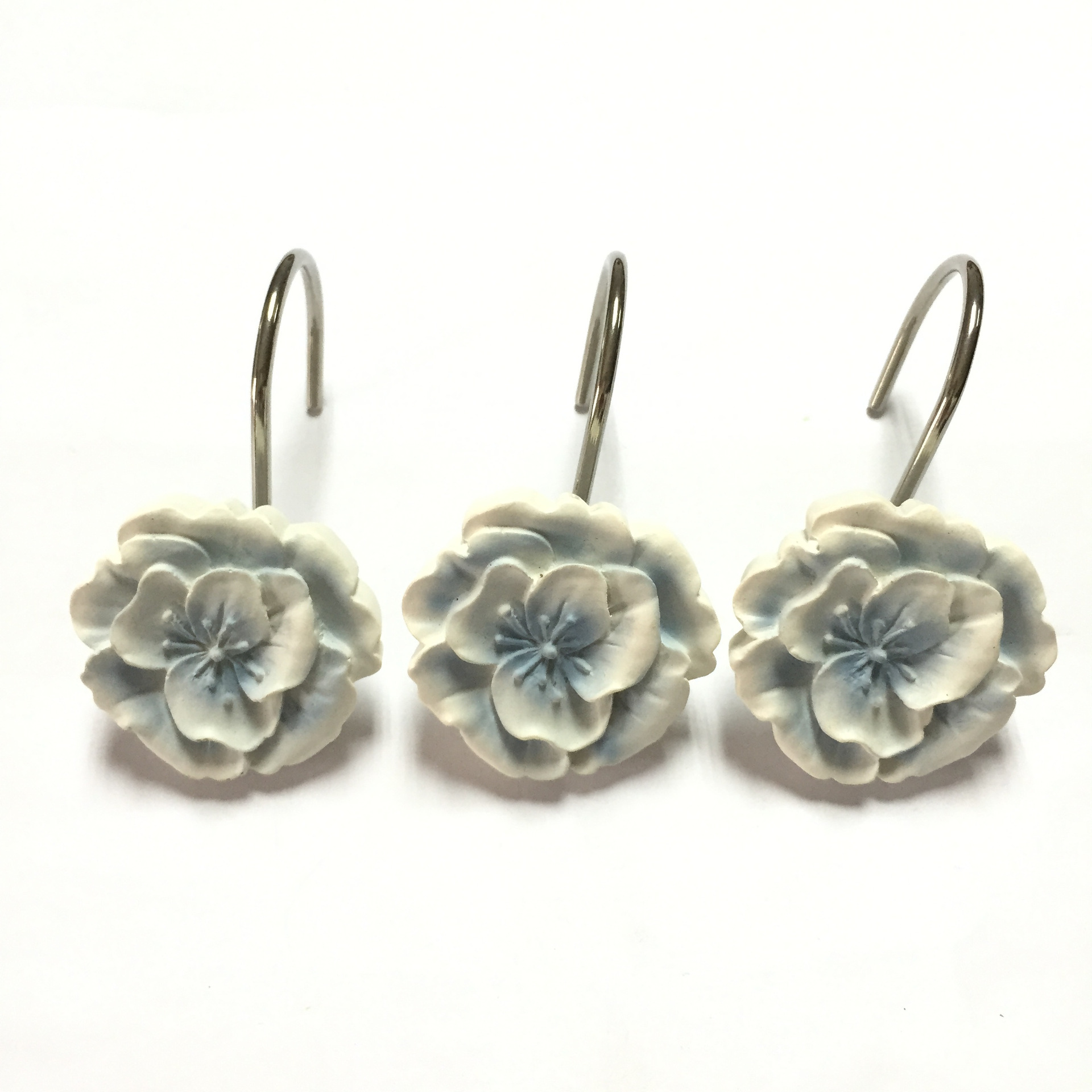 厂家定制 树脂浴帘挂钩 花朵树脂浴帘挂钩 花卉类树脂浴帘挂钩