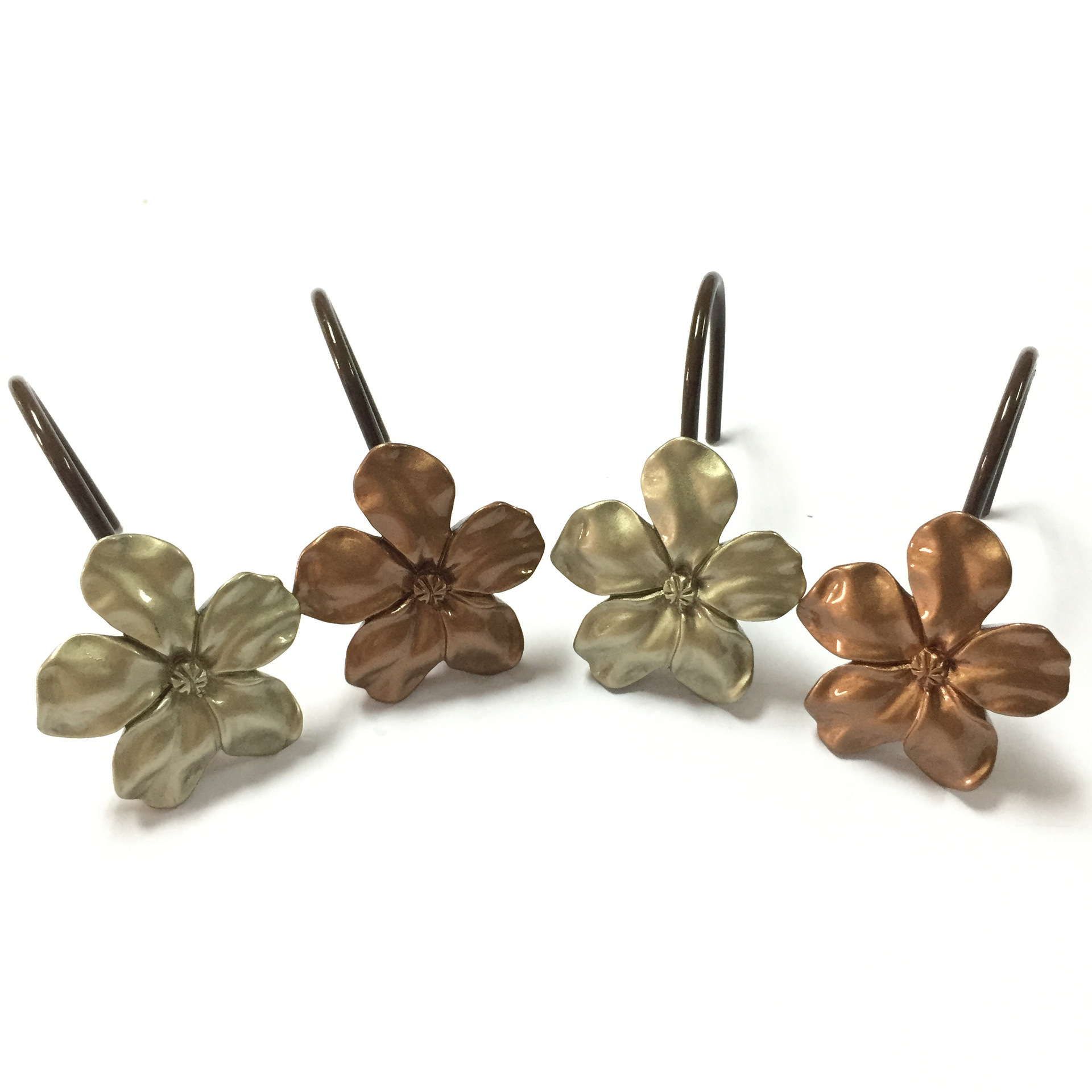 旺尔福树脂浴帘挂钩 花瓣树脂浴帘挂钩 花草系列树脂浴帘挂钩