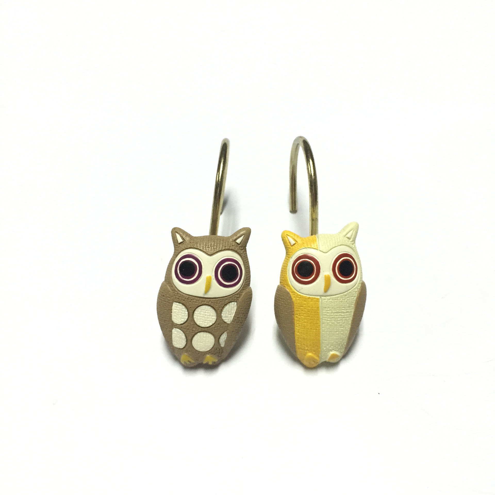 厂家定制 猫头鹰浴帘挂钩 动物系列挂钩 可爱造型 厂家定制 猫头鹰浴帘挂钩 动物系列挂钩 可爱造型