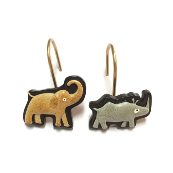 工厂定制 树脂动物挂钩 犀牛 大象挂钩 动物系列浴帘挂钩 旺尔福 工厂定制 树脂动物挂钩 犀牛 大象挂钩 动物系列浴帘挂钩 旺尔福