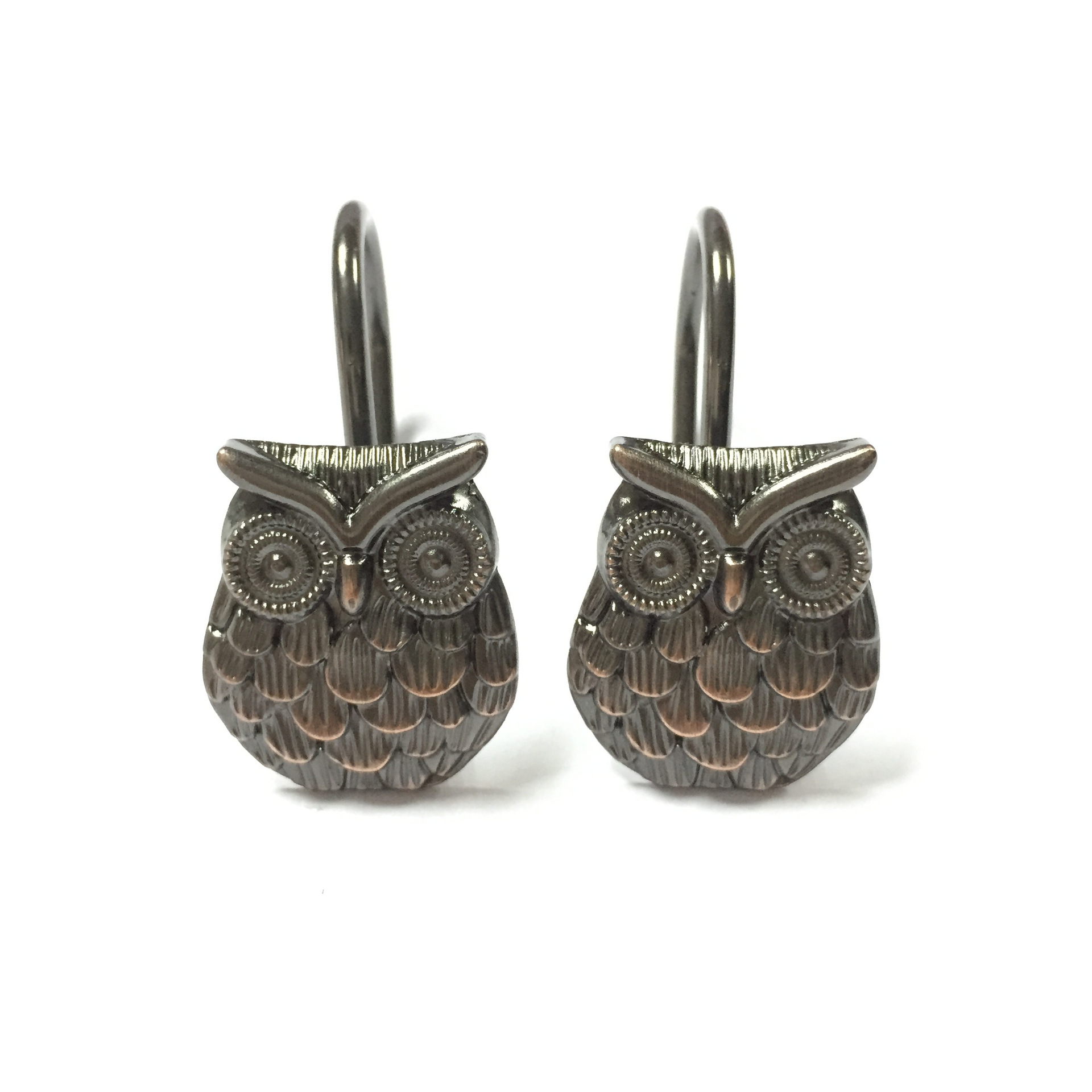 厂家生产 动物系列浴帘挂钩 猫头鹰五金浴帘挂钩 猫头鹰浴帘挂钩