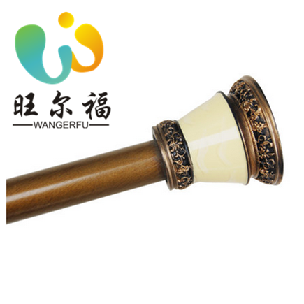 旺尔福设计复古浴帘杆...